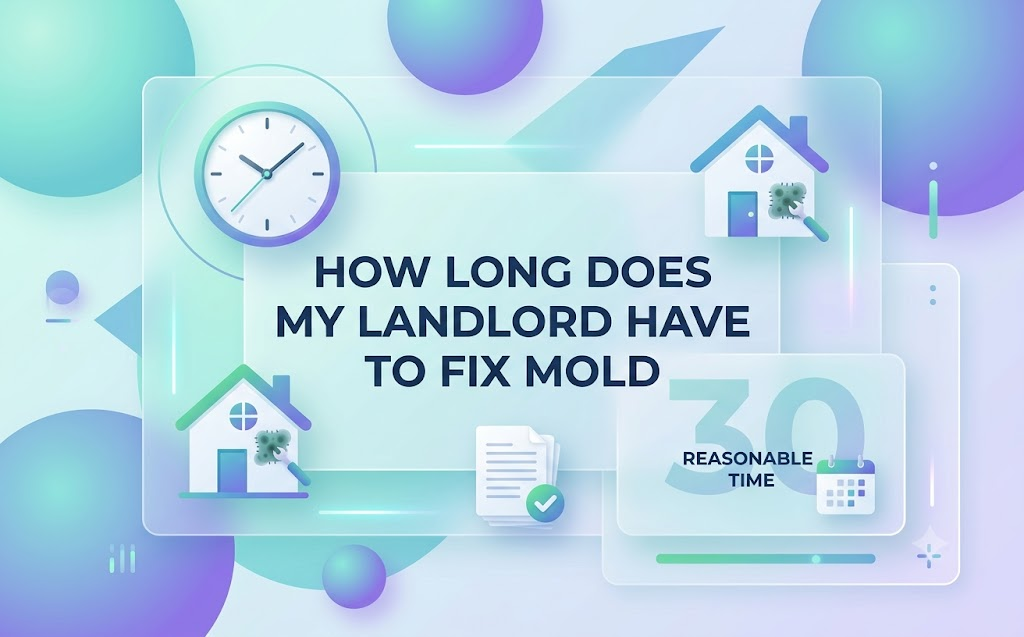 how long does my landlord have to fix mold