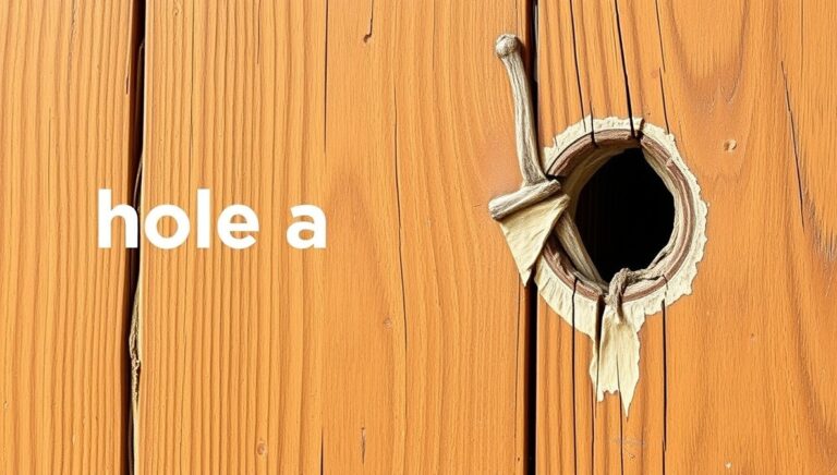 how to fix a hole in a door