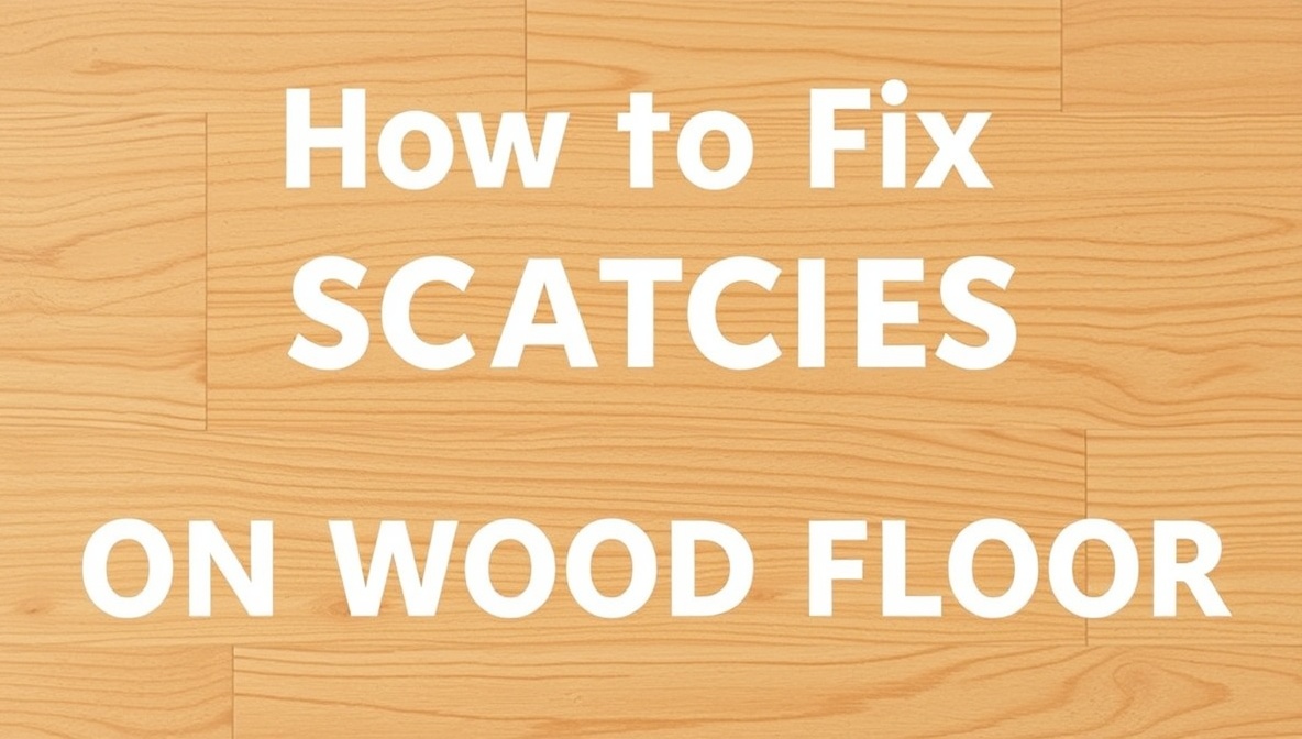 how to fix scratches on wood floor