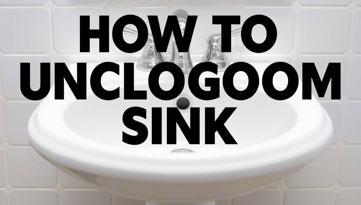 how to unclog a bathroom sink