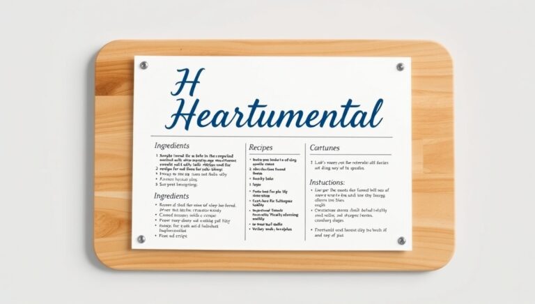 recipe guide heartumental